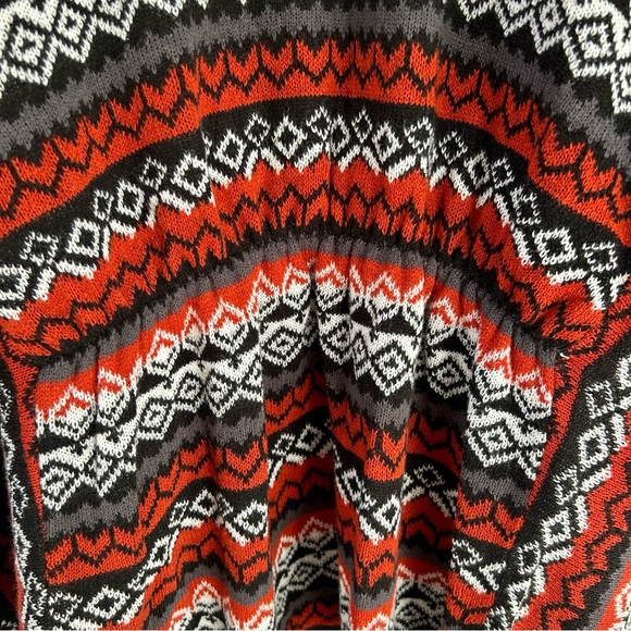 ALISON ANDREWS Black Rust Open Cardigan Sweater 2X - Picture 6 of 7